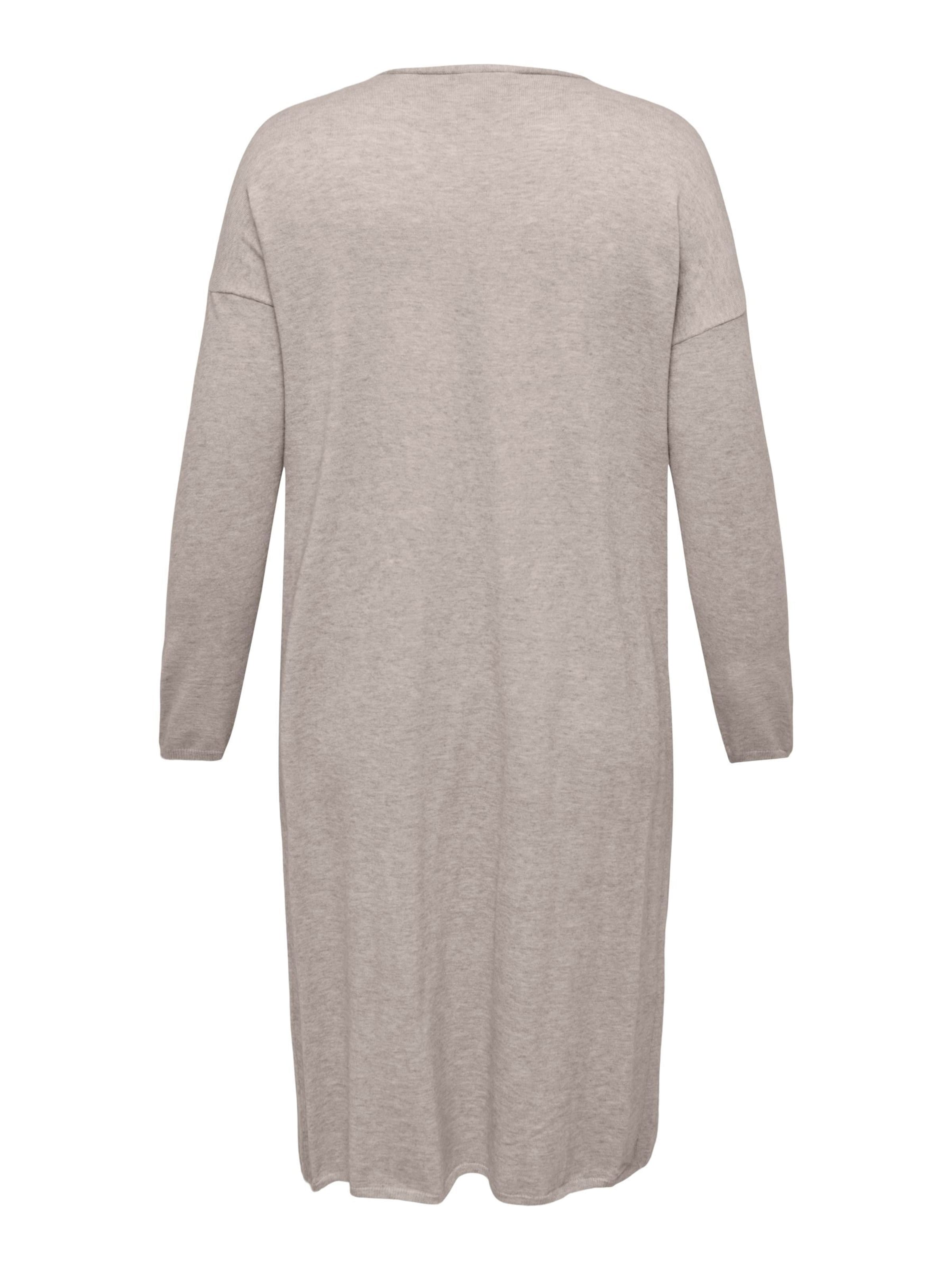 ONLY Carmakoma Gebreid vest 'CARNew Esly' in Beige