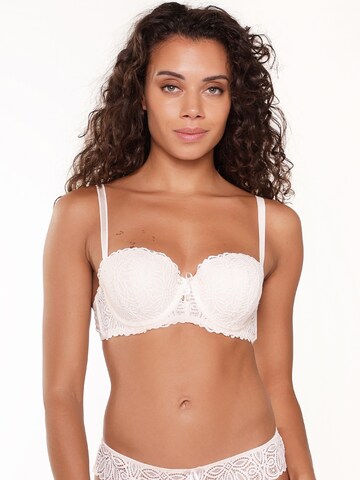 LingaDore Balconette Bra in Beige: front