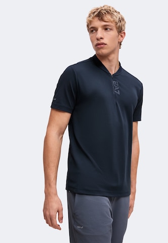 EA7 Emporio Armani - Regular Calças de desporto 'VENTUS7' em azul