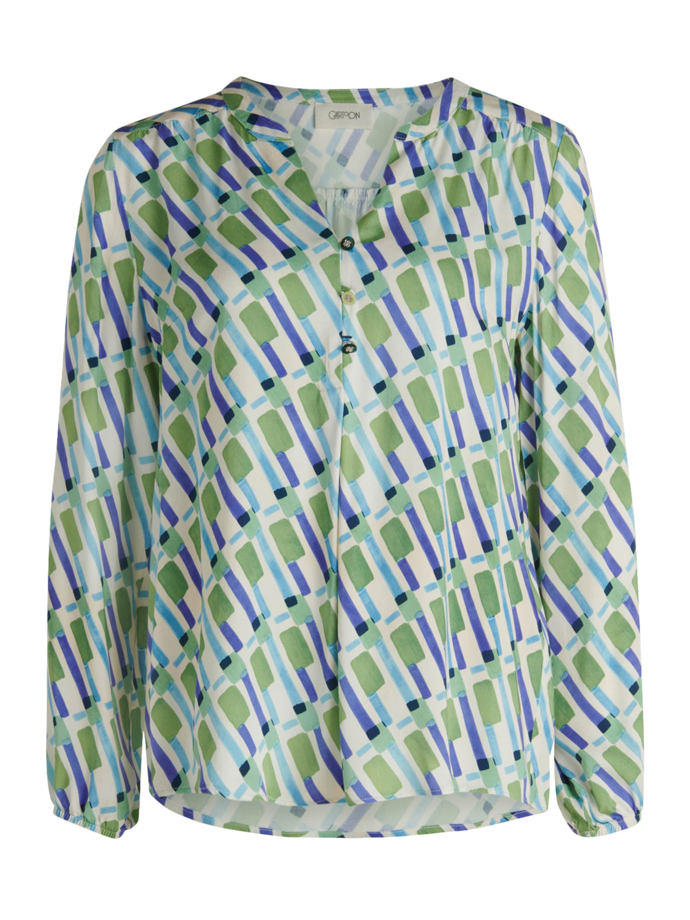 Camicia da donna di Cartoon in verde: frontale