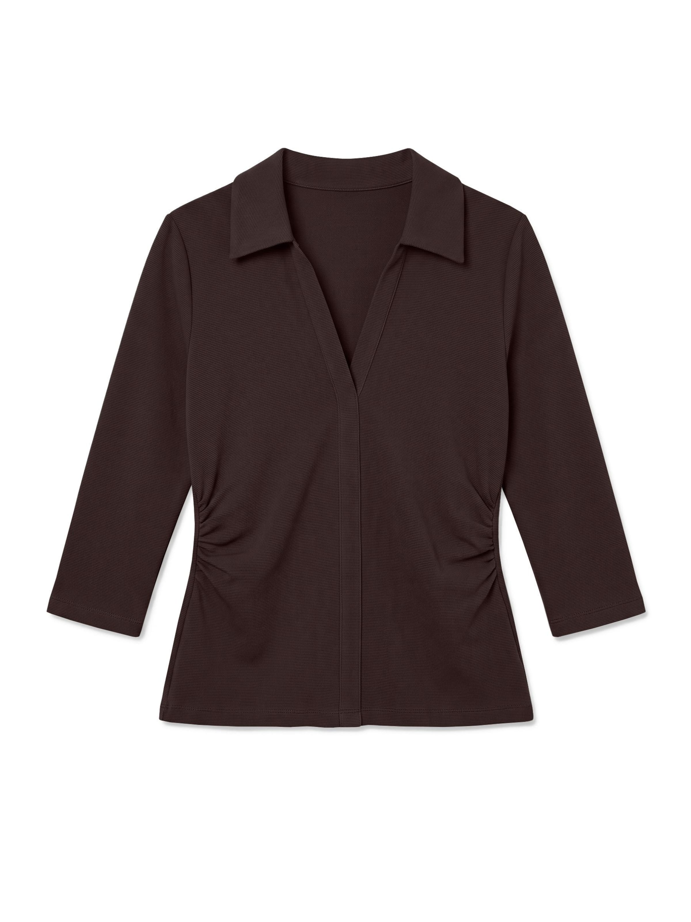 VERO MODA T-shirt 'VMElin' en XS en brun foncé, Vue avec produit