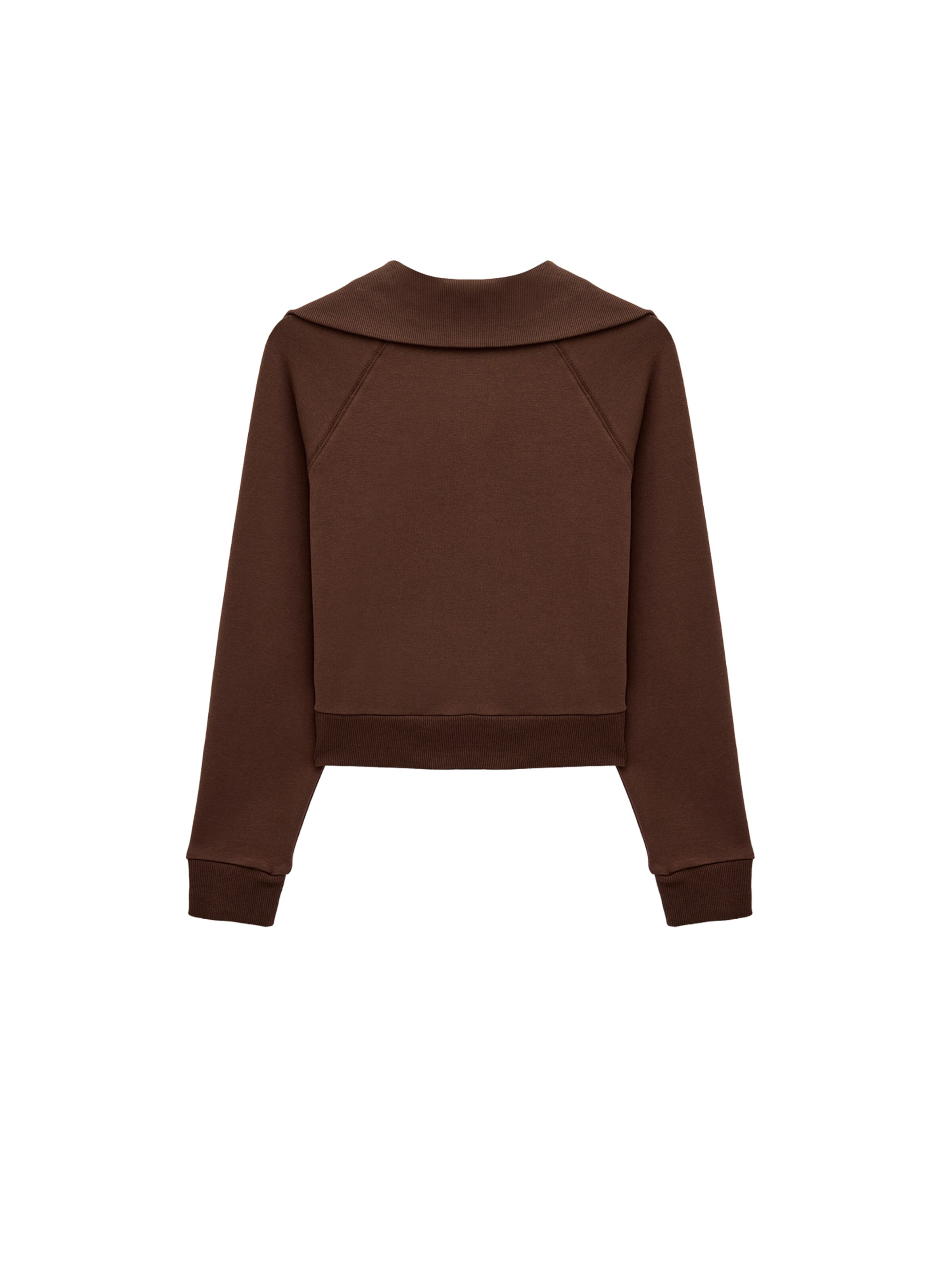 Koton Zip-Up Hoodie in Brown