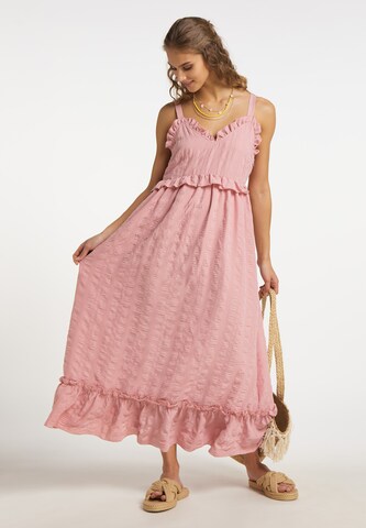 IZIA - Vestido de verano en rosa