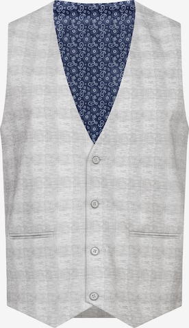 Gilet de costume 'Leo' JEFF en gris : devant