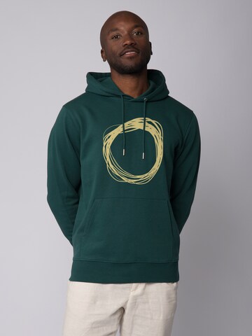 Felpa ' Kreis ' di Watapparel in verde: frontale
