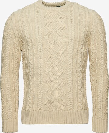 Superdry Sweater in Beige: front