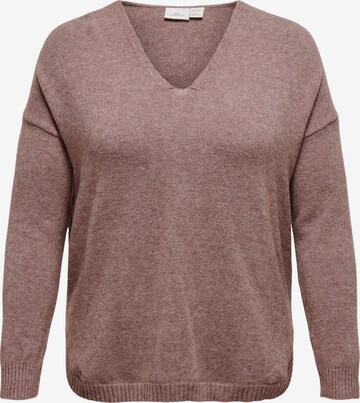 ONLY Carmakoma Sweater 'Margareta' in Pink: front