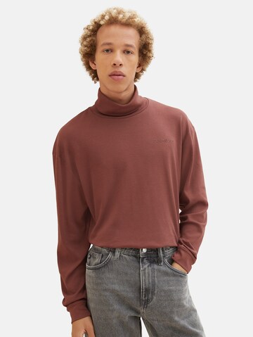 TOM TAILOR DENIM Shirt in Bruin