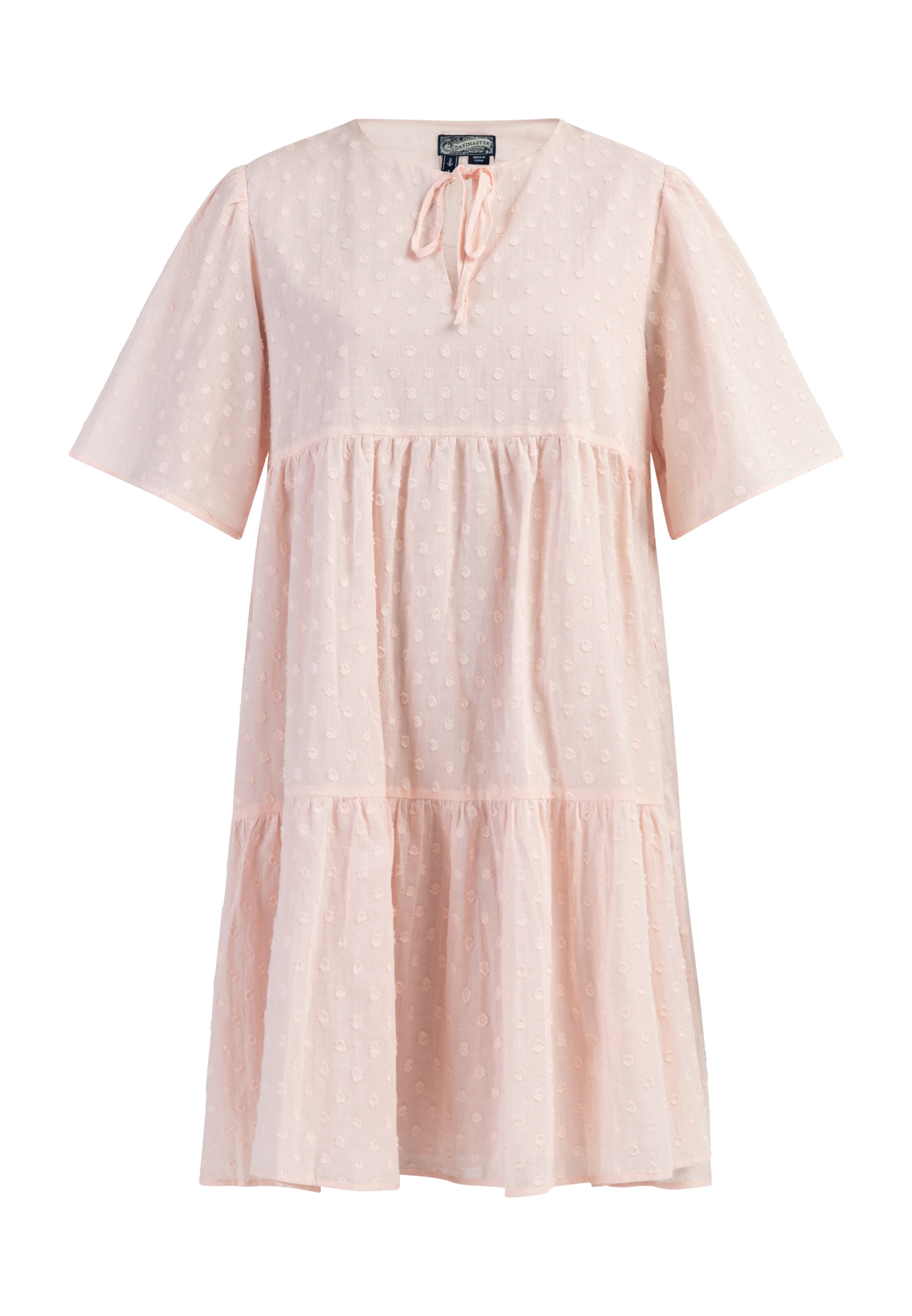 DreiMaster Vintage Letnia sukienka w kolorze różowy: przód