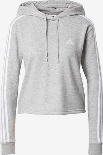 ADIDAS PERFORMANCE Sportsweatshirt in grau / weiß, Produktansicht
