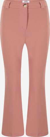 Dorothy Perkins Petite Flared Trousers in Pink: front