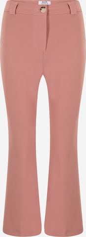 Dorothy Perkins Petite Rozkloszowany krój Spodnie w kolorze różowy: przód