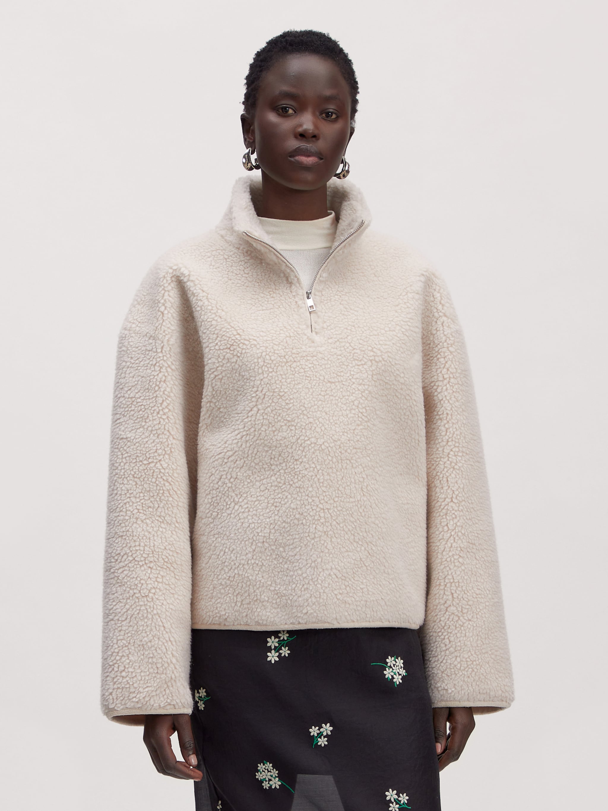 EDITED Produkte Pullover 'Janice' creme