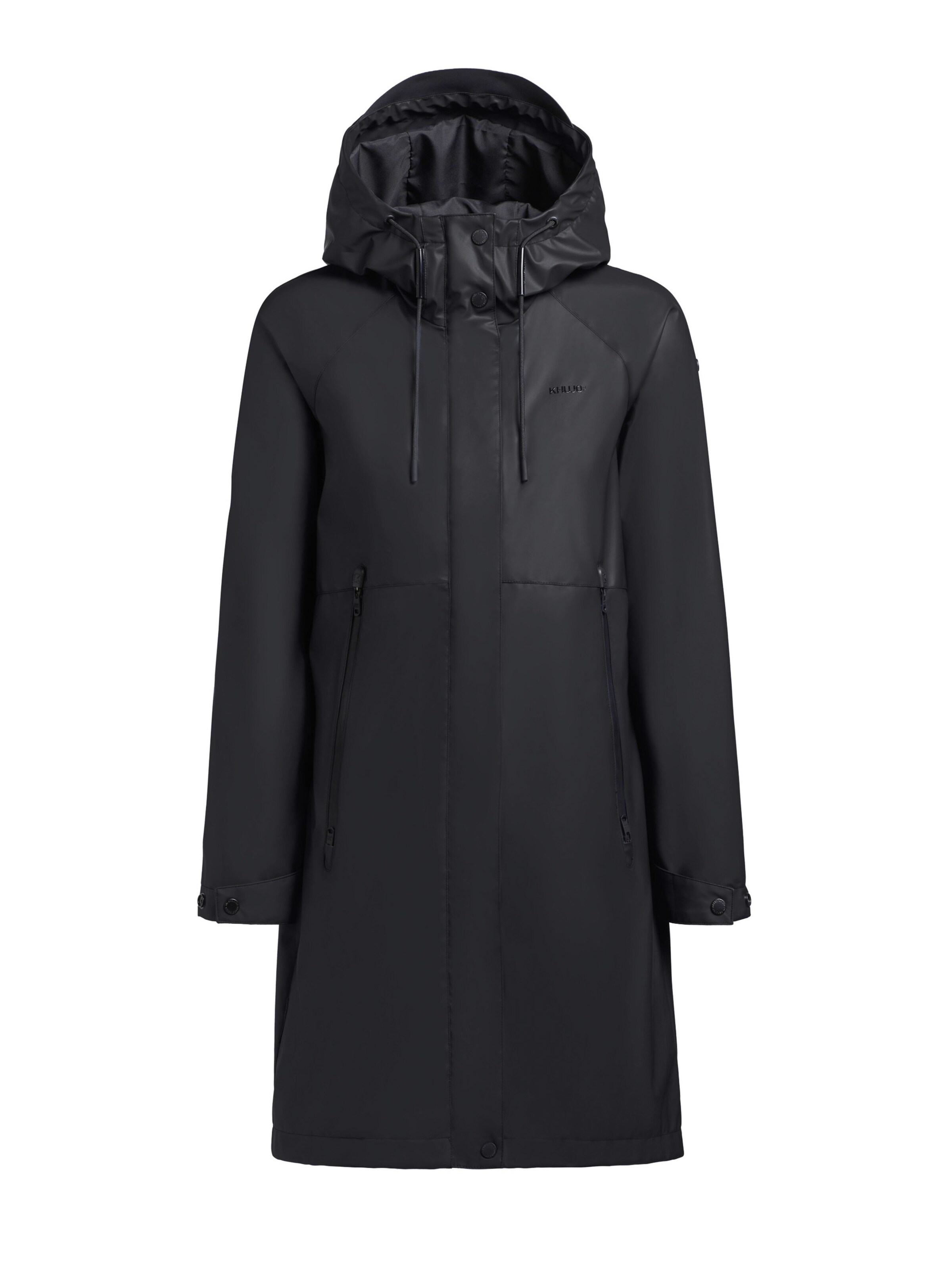khujo Raincoat 'Wied2' in Black: front