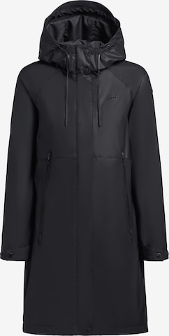 Manteau fonctionnel 'Wied2' khujo en noir : devant