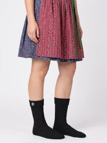 celodoro Traditional Socks 'Tradition' in Black: front
