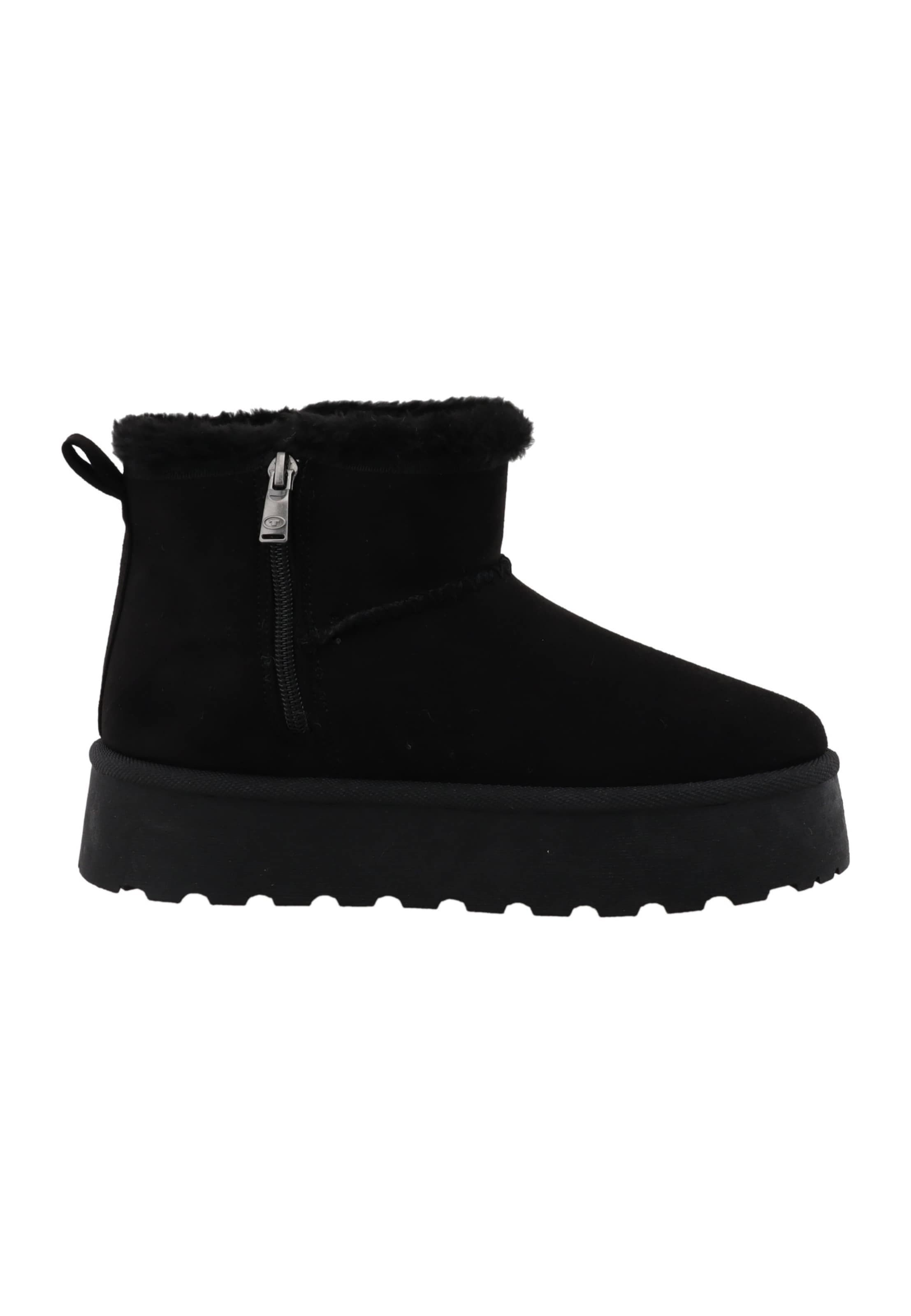 TOM TAILOR - Botas em preto