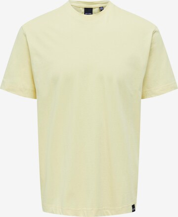 T-Shirt 'MAX' Only & Sons en jaune : devant