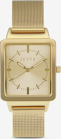 JETTE Analog Watch in Gold: front