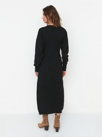 Trendyol - Vestido de punto en negro