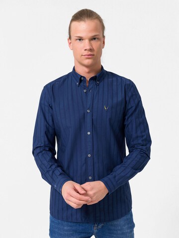 By Diess Collection Средняя посадка Рубашка в Синий: спереди
