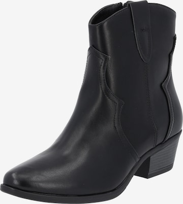 Bottes de cowboy 'Fosela' Palado en noir : devant