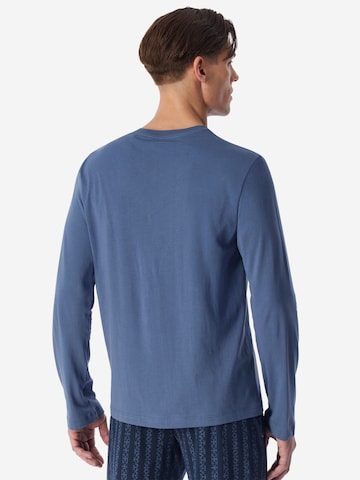 T-Shirt ' Mix Relax ' SCHIESSER en bleu