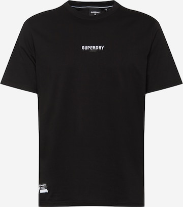 Superdry T-Shirt in Schwarz: front