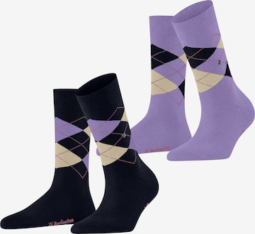 BURLINGTON Socken 'Everyday Argyle' in Lila: Vorderseite
