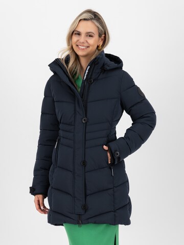 Alife and Kickin Winter coat 'AmaliaAK' in Blue: front