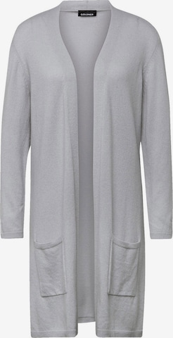 Goldner Knit Cardigan in Grey: front