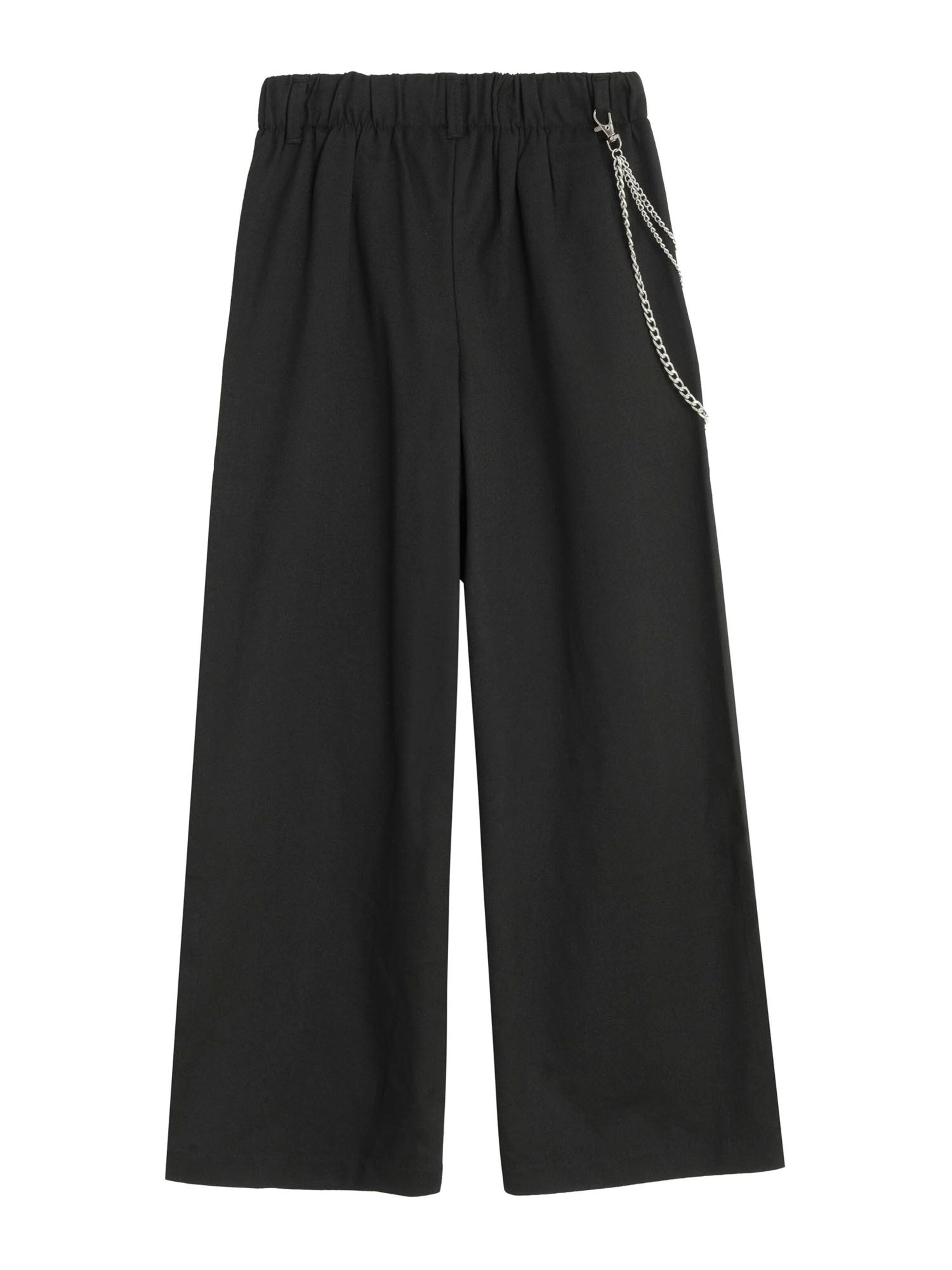 Wide leg Pantaloni de la Cool Club pe negru