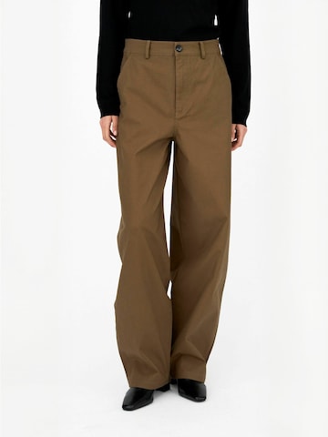 Ivy Copenhagen Regular Broek ' IVY-Katee ' in Bruin: voorkant