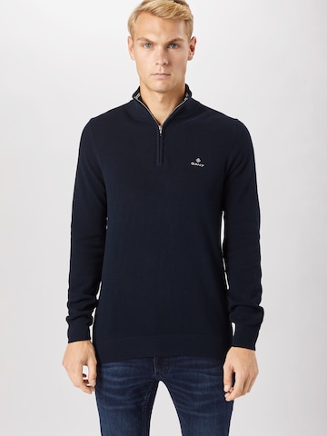 GANT Regular fit Trui in Blauw: voorkant