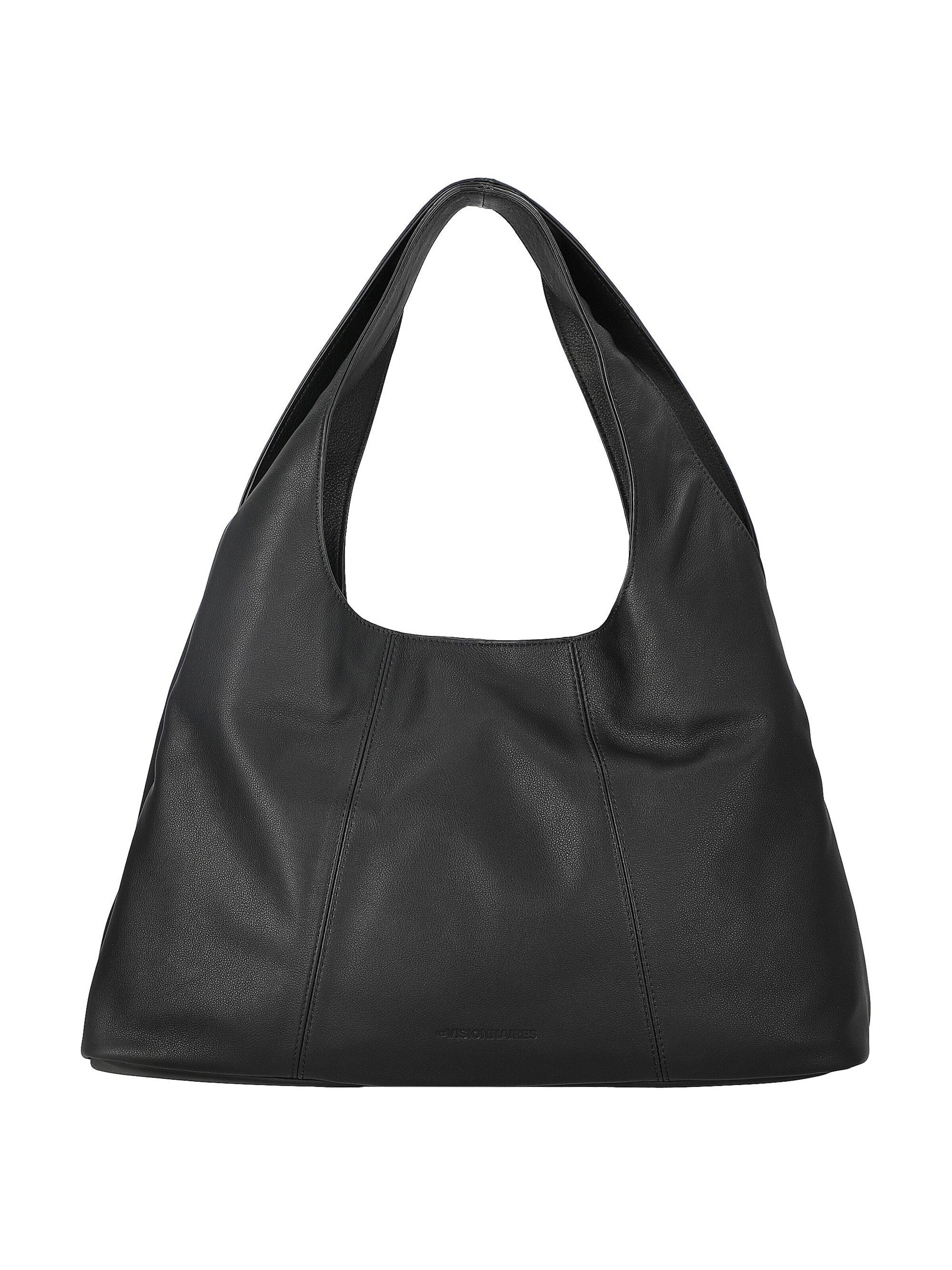 Les Visionnaires Schultertasche 'Paz Essential'‌‌‌‌‌‌‌ in Schwarz: Vorderseite