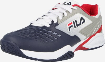 FILA Sportschuh 'Axilus' in dunkelblau / grau / rot / weiß, Produktansicht