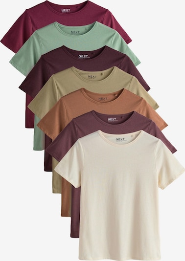 Next Majica u boja pijeska / karamela / kaki / pastelno zelena / bordo / burgund / boja vina, Pregled proizvoda