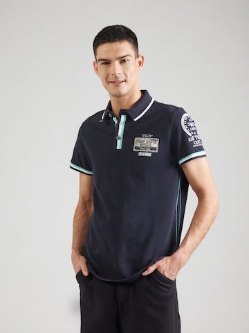 CAMP DAVID - Camiseta en azul: frente