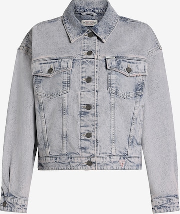 GUESS JEANS Демисезонная куртка в Синий: спереди
