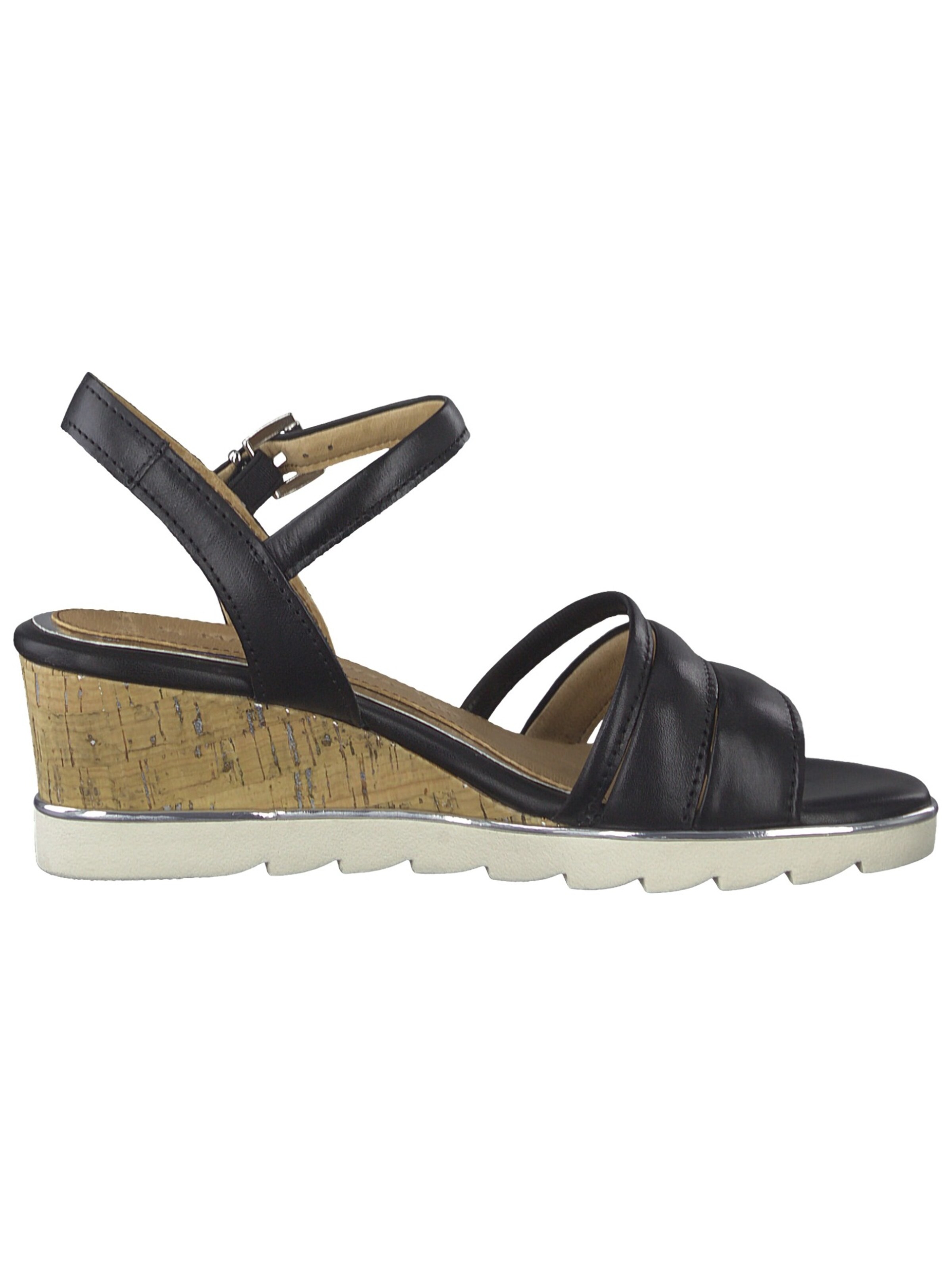 MARCO TOZZI Sandalen met riem in Zwart