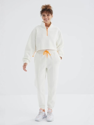 Tommy Life - Fato de jogging em branco: frente