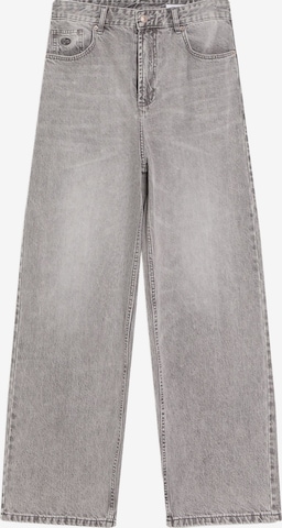 Bershka Baggy Farkut värissä harmaa: etupuoli