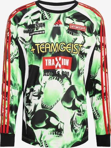 ADIDAS ORIGINALS - Camiseta 'Teamgeist' en verde: frente