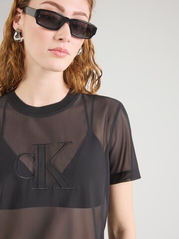 Calvin Klein Jeans Normalny krój Koszulka w kolorze czarny