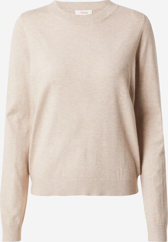 Pull-over s.Oliver en beige : devant