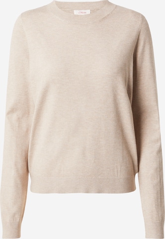 s.Oliver - Jersey en beige: frente