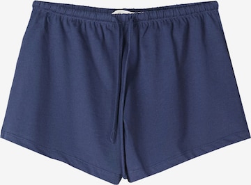 regular Pantaloni di Bershka in blu: frontale