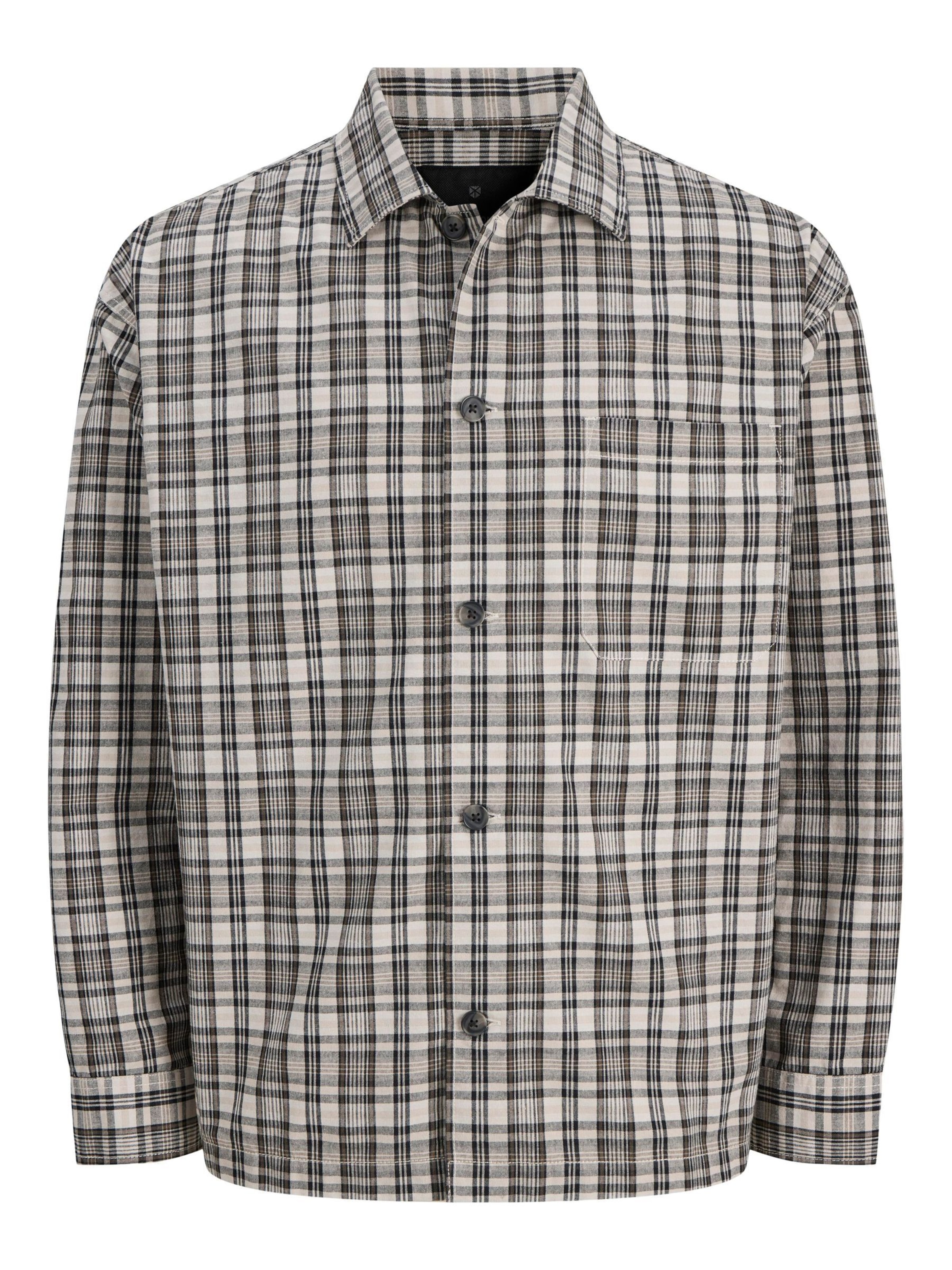 Comfort fit Camicia di JACK & JONES in argento: frontale