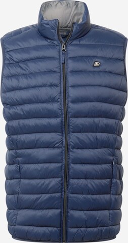 BLEND Vest 'Romsey' in Blue: front