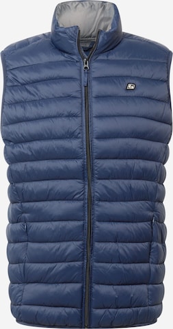 BLEND Vest 'Romsey' in Blue: front